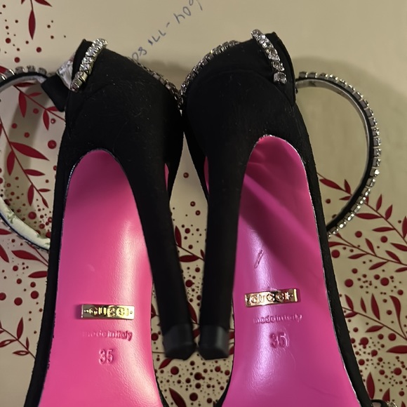 Gucci Isle Crystal Embellished Heels - Picture 6 of 11